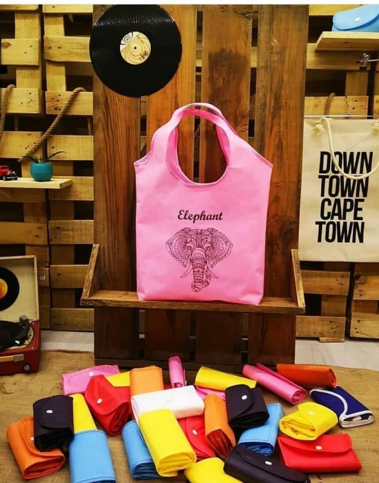 FİL DESEN BEZ ÇANTA