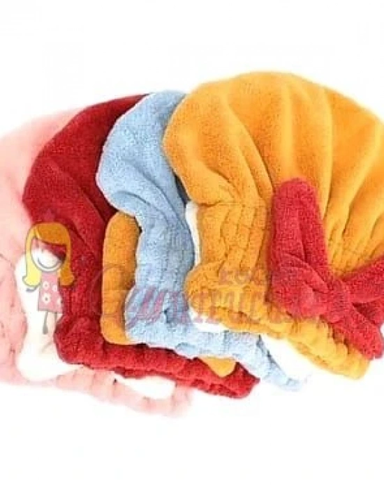 Fiyonklu Saç Duş Banyo Bonesi