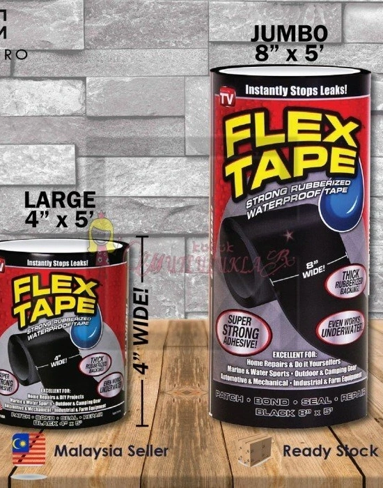Flex Tape Su Geçirmez Tamir Bandı 