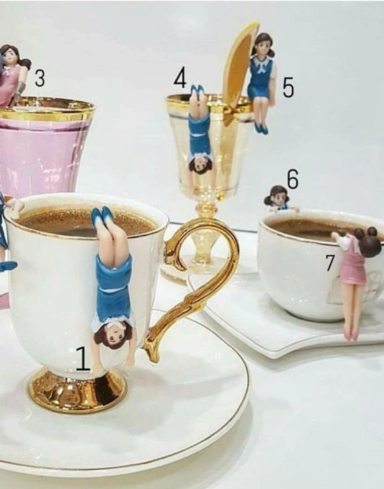 FUCHİKO SUNUMLUK BARDAK KIZ