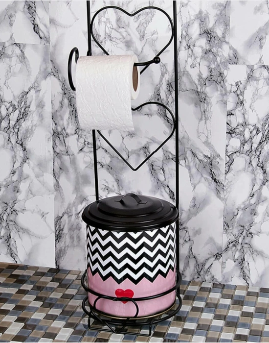 GALVANİZ LÜX ÇÖP KOVALI WC KAĞITLIĞI