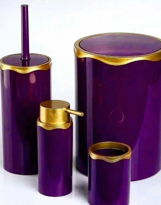 GOLD DETAY AKRİLİK BANYO SET