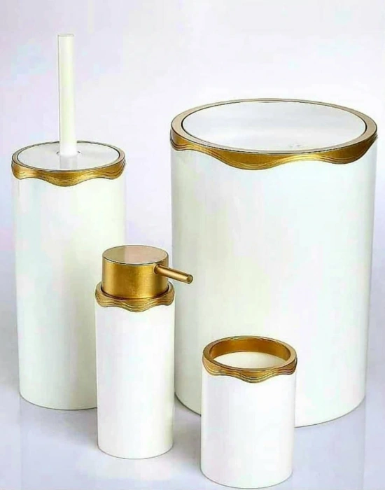 GOLD DETAY AKRİLİK BANYO SET