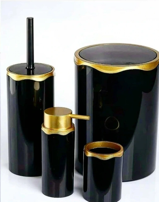 GOLD DETAY AKRİLİK BANYO SET