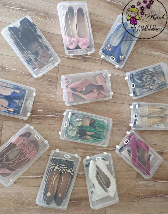 GONDOL AYAKKABI SAKLAMA KUTUSU 12 ADET