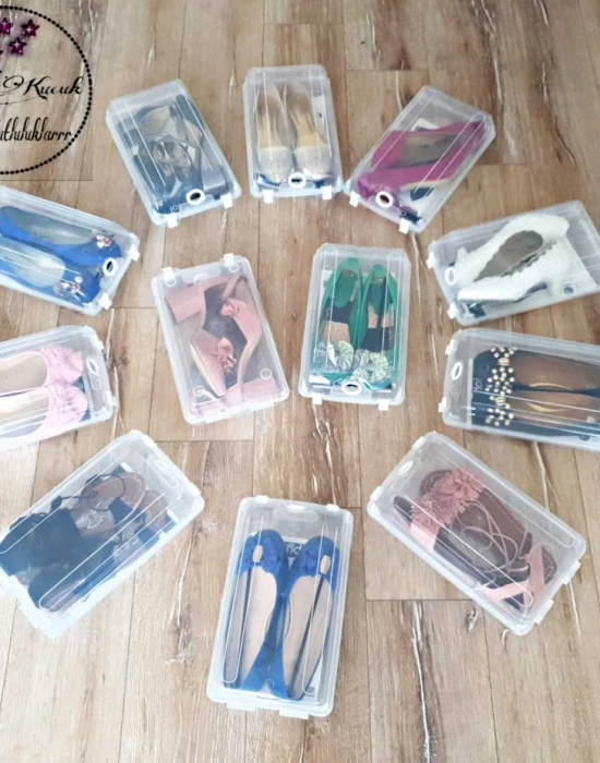 GONDOL AYAKKABI SAKLAMA KUTUSU 12 ADET