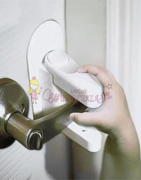 Güvenlik Kilitleri  3M Yapışkanlı Kapı Kolu Koruma Kilidi