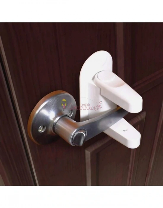 Güvenlik Kilitleri  3M Yapışkanlı Kapı Kolu Koruma Kilidi