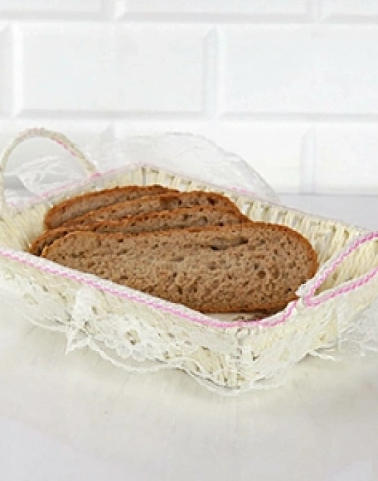 HASIR DANTEL DETAYLI EKMEK SEPETİ