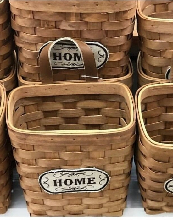 HASIR HOME YAZİLİ KAPİ SEPETİ / GAZETELİK