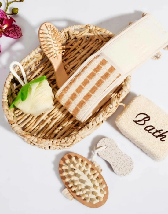 HASIR OVAL SEPETTE BANYO SETİ