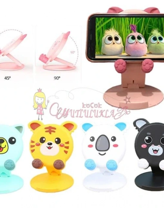 Hayvan Figürlü Masaüstü Telefon Standı