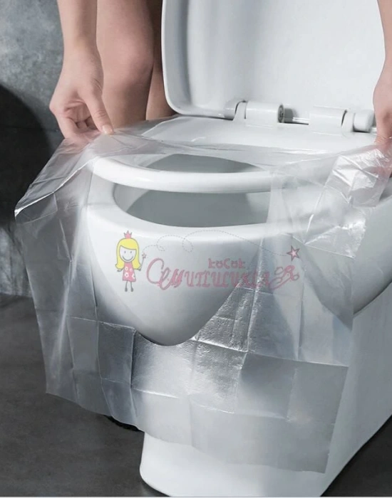 Hijyenik Tek Kullanımlık Klozet Kapağı Poşeti 10lu