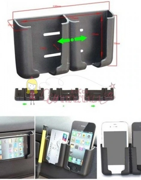 İKİLİ TELEFON KUMANDA TUTUCU