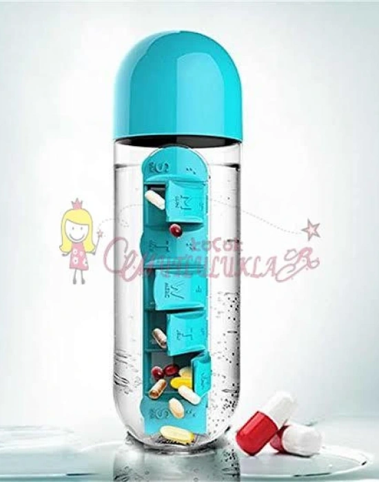 İlaç Organizer Su Şişesi 