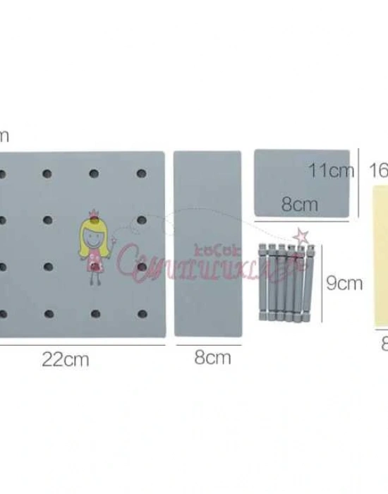 iskandinav Plastik Çok Amaçlı Raf Düzenleyici