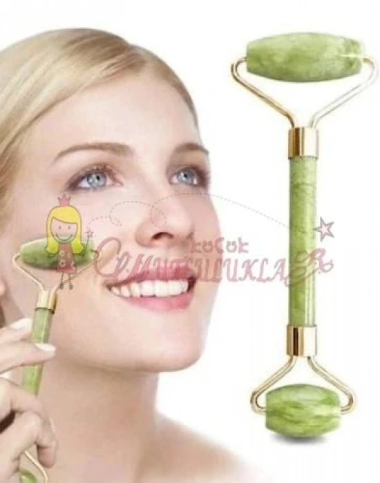 Jade Roler 2li Yeşim Taşı Yüz Masaj Aleti