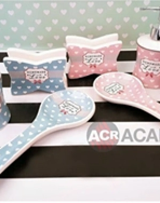 KALP DETAYLI SABUNLUK SETİ