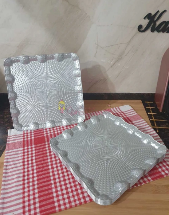 KARE  Gold/ Gümüş  Sunum Tepsisi