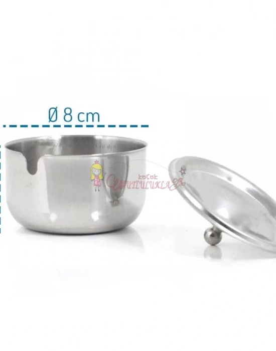 Kaşıklı Çelik Kapaklı Baharatlık 