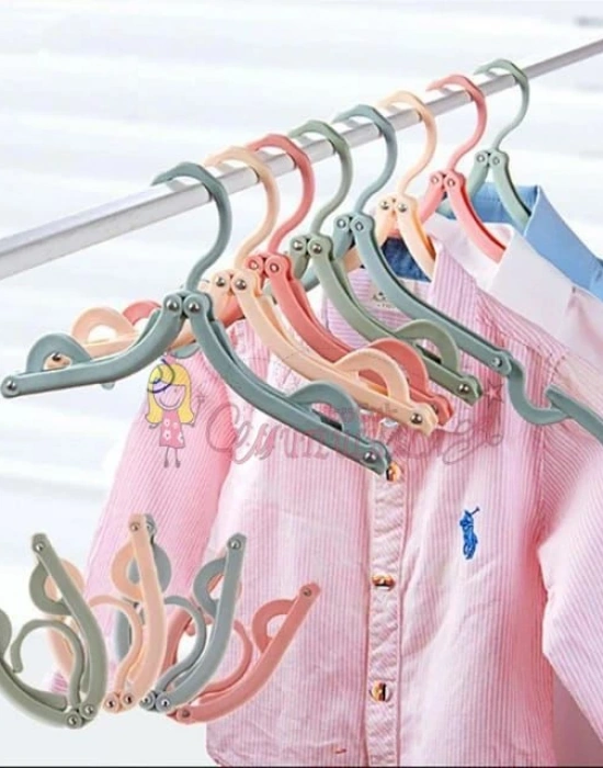 Katlanabilir Portatif Elbise Askısı 5 Adet