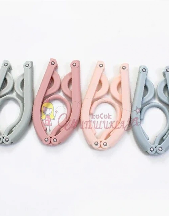 Katlanabilir Portatif Elbise Askısı 5 Adet