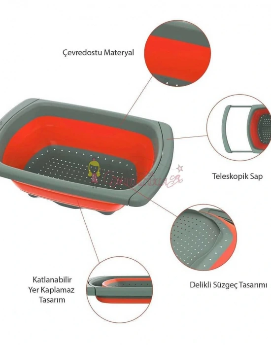 KATLANIR AÇILABİLİR SAPLI LAVABO SUZGEC