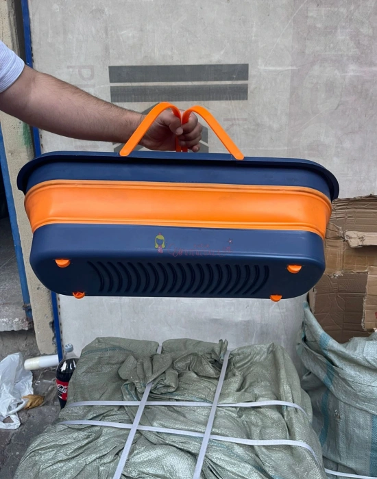 Katlanır Uzun Mop Temizlik Kovası