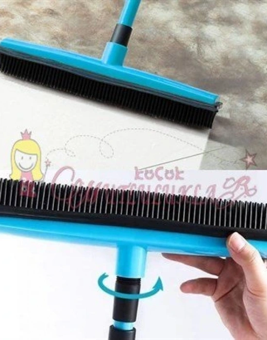 Kauçuk Uçlu Teleskopik Saplı Uzayabilen Temizlik Fırçası