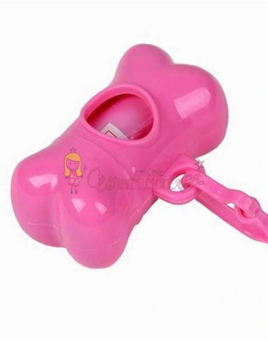 Kemik  şekilli  çöp/bez poşeti taşıma çantası