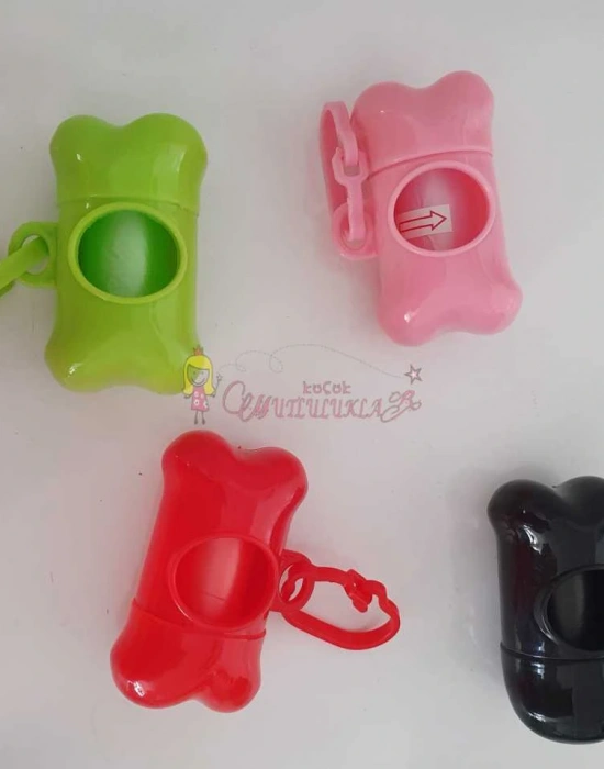 Kemik  şekilli  çöp/bez poşeti taşıma çantası