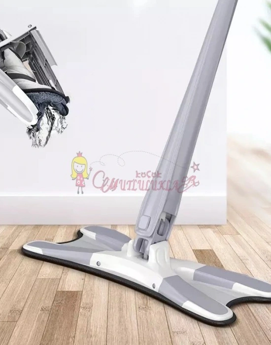 Kendinden Sıkmalı 360 Derece Dönebilen X Mop