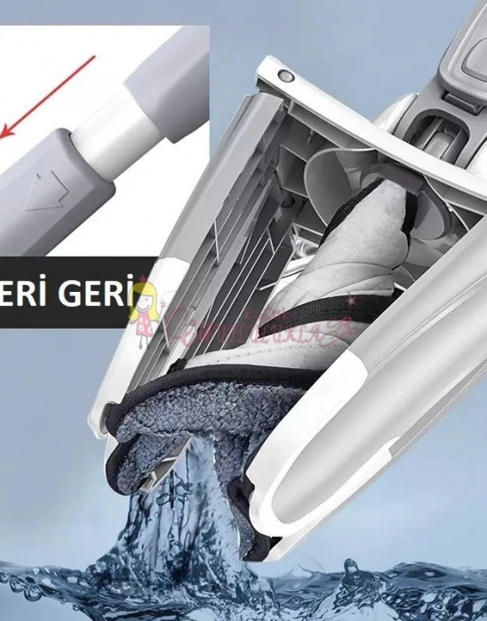 Kendinden Sıkmalı 360 Derece Dönebilen X Mop