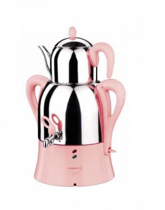 KORKMAZ ÇAYKOLİK PEMBE SEMAVER