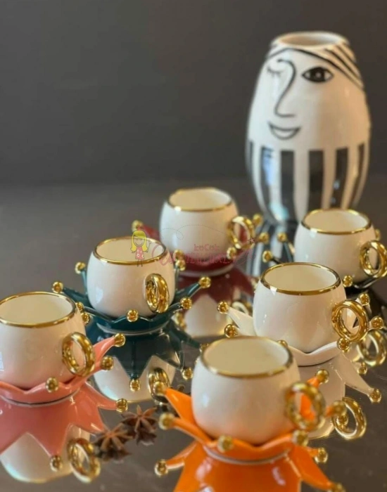 Kral Türk Kahve Fincanı 6 Kişilik