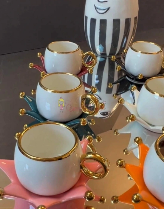 Kral Türk Kahve Fincanı 6 Kişilik