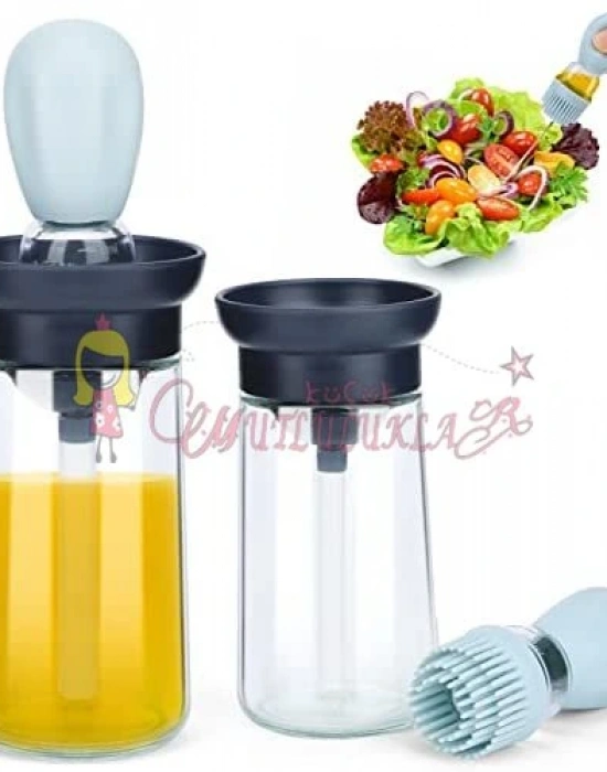 Krd Marka CAM Hazneli Silikon Yağ Sos Ve Yumurta Fırçası