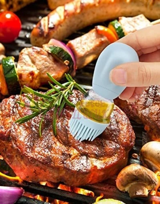 Krd Marka CAM Hazneli Silikon Yağ Sos Ve Yumurta Fırçası