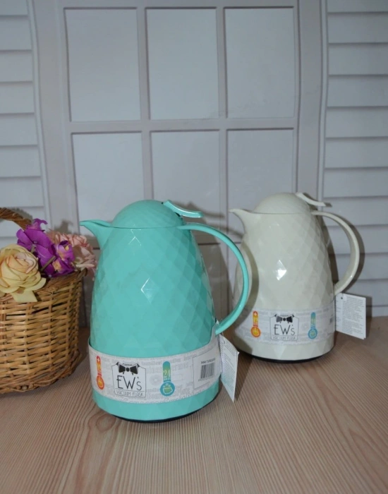 KRİSTAL AKRİLİK TERMOS 1LT