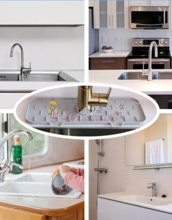 Küçük Mutluluklar Lavabo İçin Silikon Esnek Mat