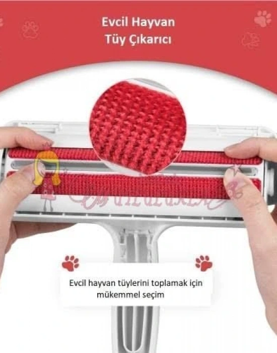 Kulak Modelli Hazneli Kedi Köpek Halı Yatak Kıl Toz Tüy Toplayıcı Temizleyici
