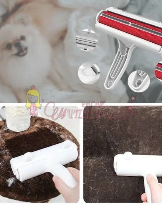 Kulak Modelli Hazneli Kedi Köpek Halı Yatak Kıl Toz Tüy Toplayıcı Temizleyici