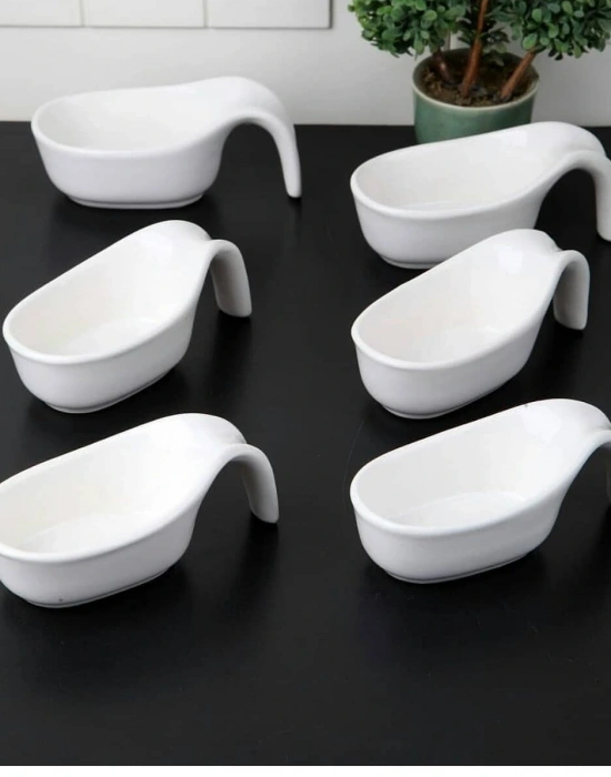 KULPLU OVAL LÜX 6 ADET SOSLUK-ÇEREZLİK