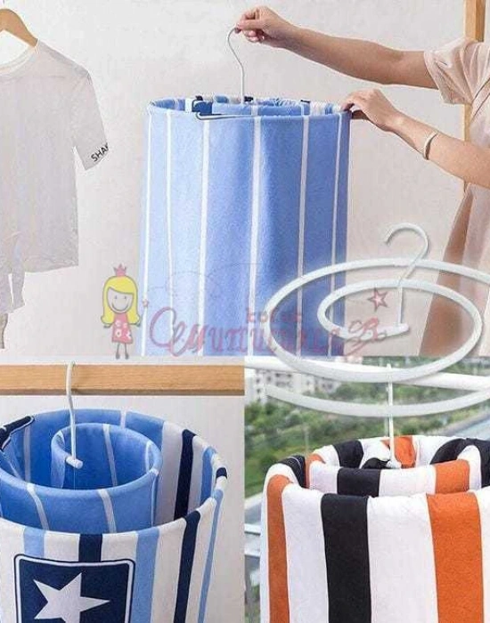 Kurutma Rafı Spiral Battaniye Çarşaf Balkon Askı