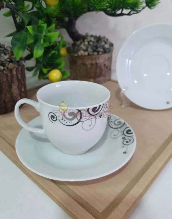 KÜTAHYA PORSELEN 6LI NESCAFE ÇAY SETİ