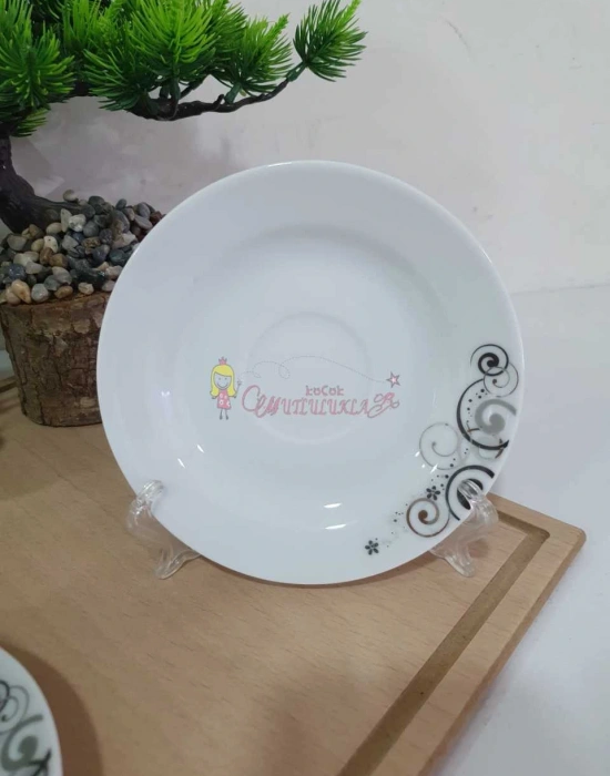 KÜTAHYA PORSELEN 6LI NESCAFE ÇAY SETİ