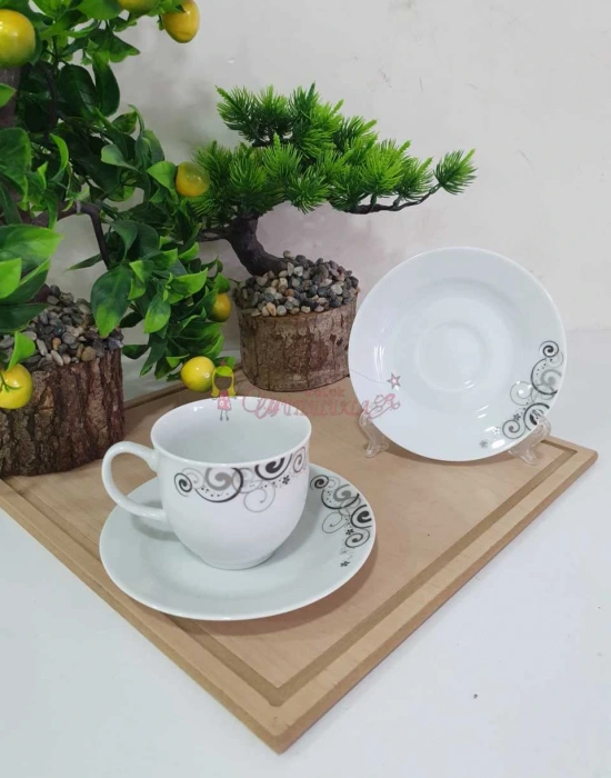 KÜTAHYA PORSELEN 6LI NESCAFE ÇAY SETİ