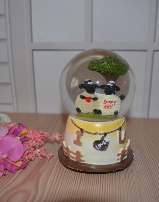 KUZULU MODEL MÜZİKLİ KAR KÜRESİ