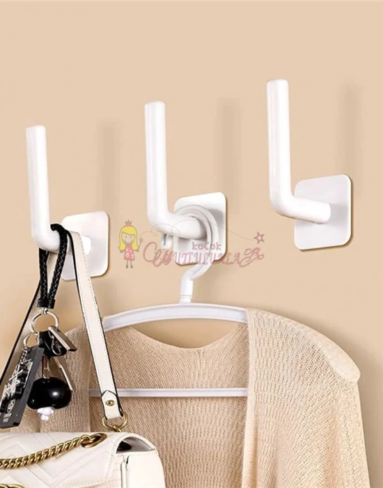 L Şekilli Çok Amaçlı Havlu Askısı