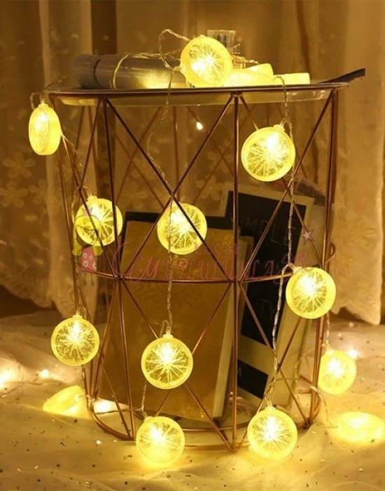 Limon Dilimi Şeklinde Dekoratif Dolama Led Aydınlatma